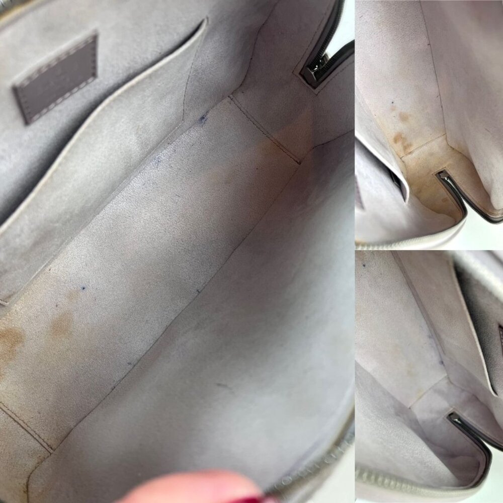 LOUIS VUITTON Epi Jasmin Grey Leather Hand Bag - Picture 4 of 12